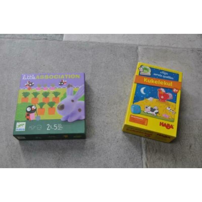 Twee kinderspelletjes vanaf 2 jaar oud