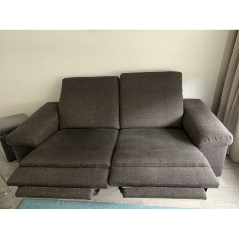 Mooie twee persoonsbank met relax stand