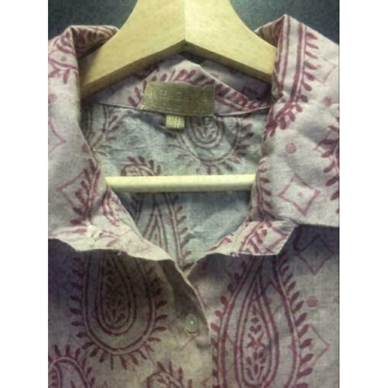 Paisley print zomer blouse,maat: l/xl