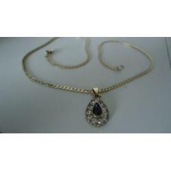 Goud vergulde ketting met hanger