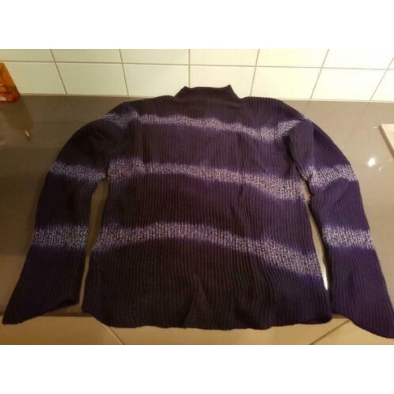 Donkerblauwe Armani Jeans XXXL 3XL trui ( 100% wol )