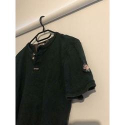 Superdry shirt donkergroen maat s polo