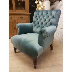 *ACTIE* Mooie Landelijke Gecapitonneerde Fauteuil Arthur (5)
