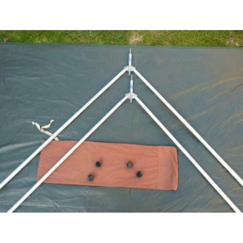 Mostert Apex A-stok 152 tot 170 cm hoog tent bijzettent trek