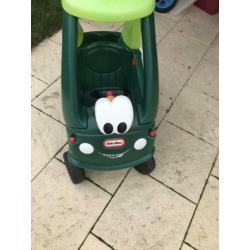 Little tikes cozy coupe loopauto dino met nieuwe stickers