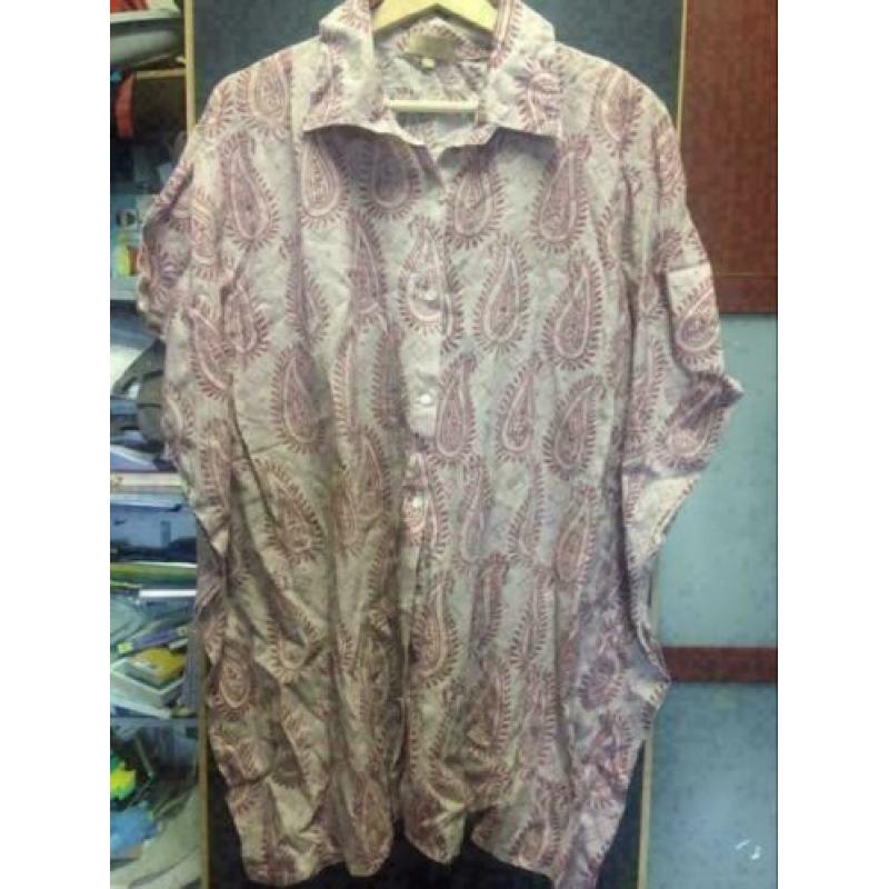 Paisley print zomer blouse,maat: l/xl