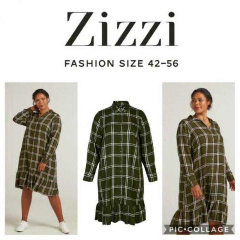 ZIZZI leuke houthakkers jurk maat 44 van 80 euro nu 14,50