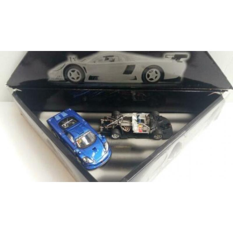 Fly Slot Car # Saleen S7R Blue set Superbox Lted.ed.#1:32