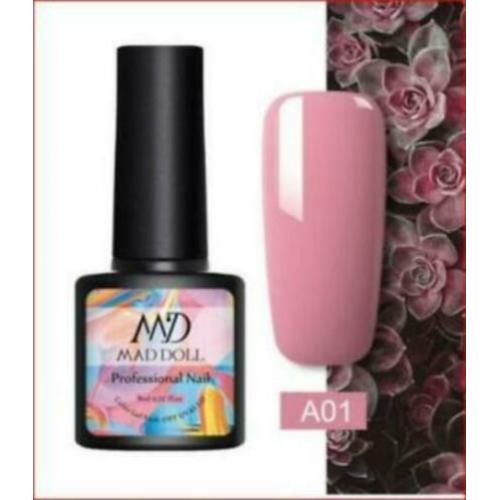 Ao1 roze nude soak-off UV gel nieuw in verpakking
