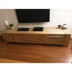 Eiken hout tv meubel