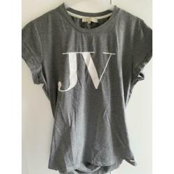 Josh V logo shirt met open rug Maat XL