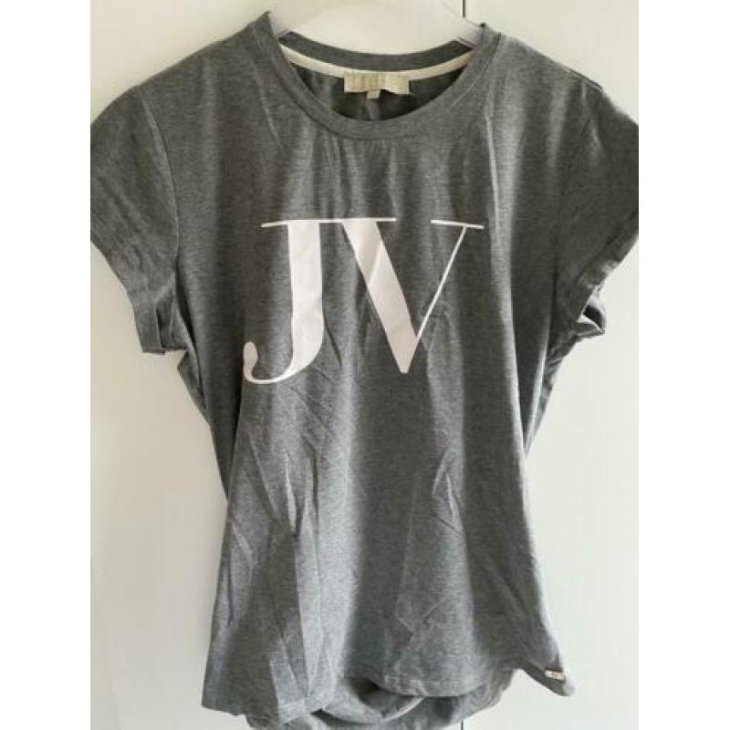 Josh V logo shirt met open rug Maat XL
