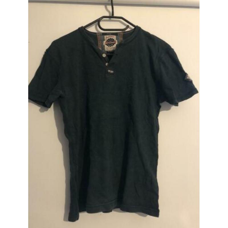 Superdry shirt donkergroen maat s polo