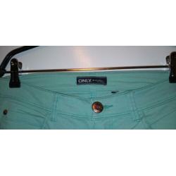 Mintgroene skinny jeans broek van Only ... Maat 36 / 32