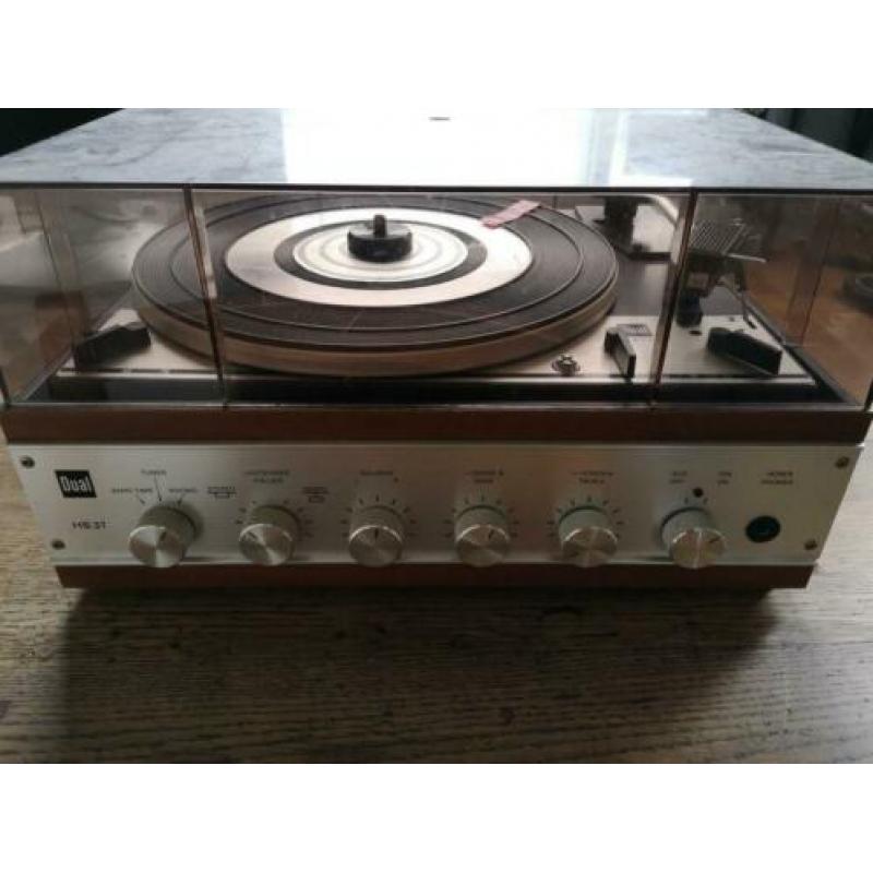 Dual HS37 direct drive platenspeler en versterker