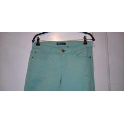Mintgroene skinny jeans broek van Only ... Maat 36 / 32