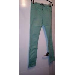 Mintgroene skinny jeans broek van Only ... Maat 36 / 32