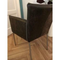 Mooie leren design stoelen