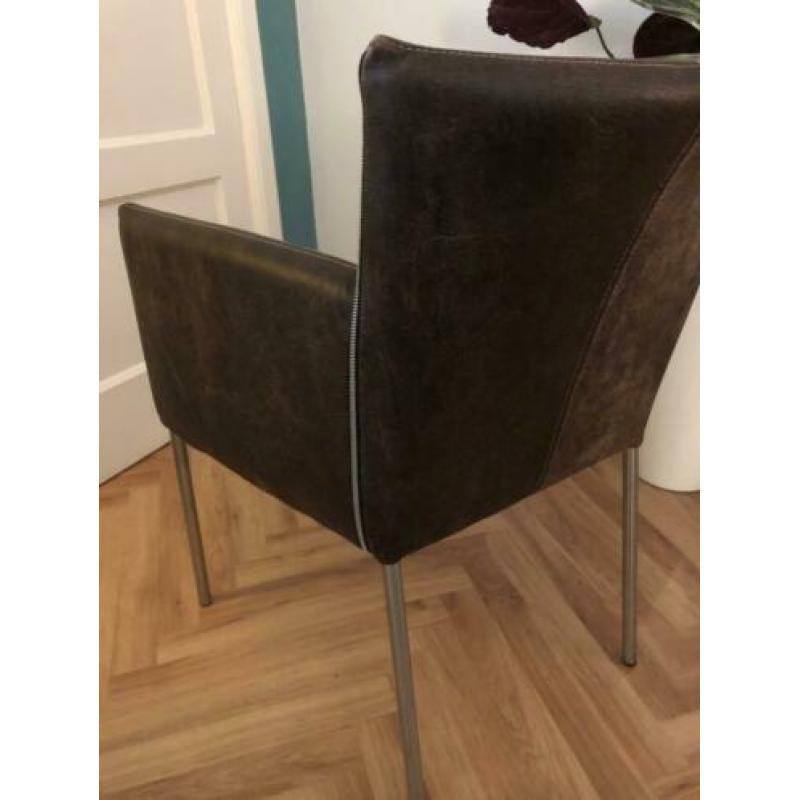 Mooie leren design stoelen
