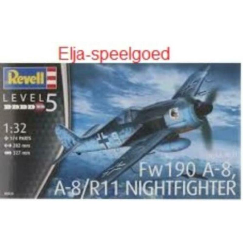 NIEUW Revell 1:32 Focke Wulf FW 190A-8/R11 modelbouw 3926