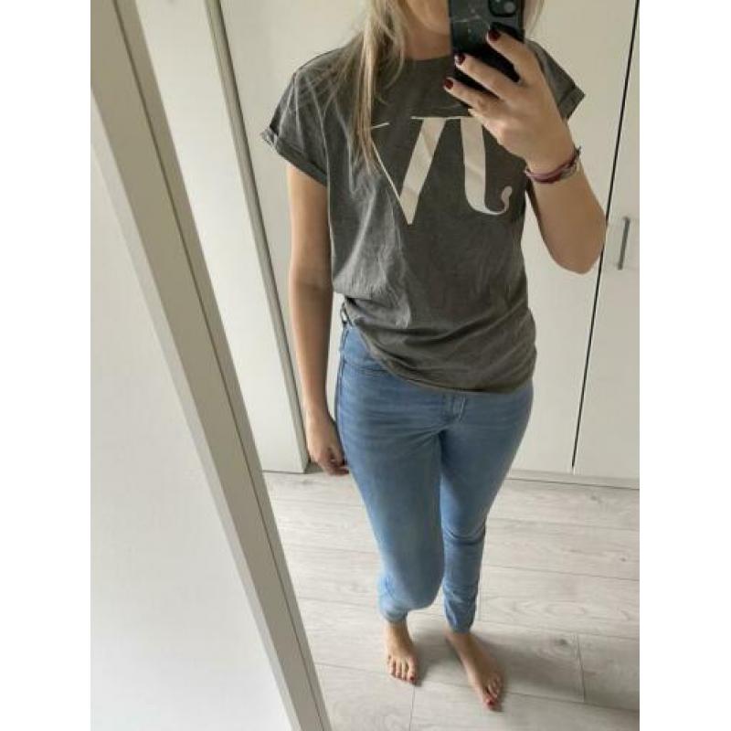 Josh V logo shirt met open rug Maat XL