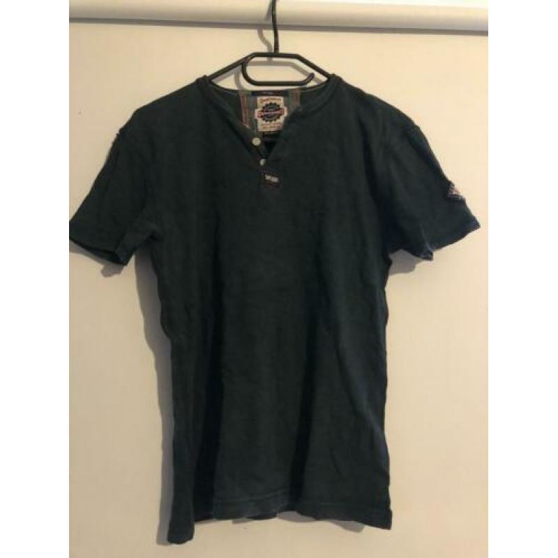 Superdry shirt donkergroen maat s polo