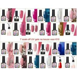 Ao1 roze nude soak-off UV gel nieuw in verpakking