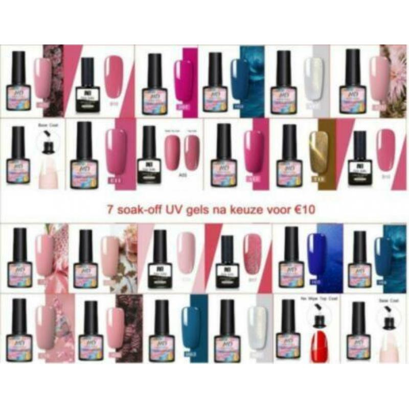 Ao1 roze nude soak-off UV gel nieuw in verpakking