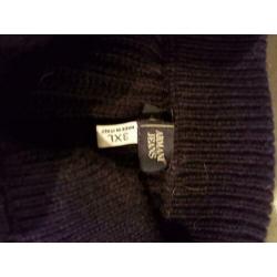 Donkerblauwe Armani Jeans XXXL 3XL trui ( 100% wol )