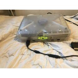 Xbox original crystal clear modded 120gb hdd EVOX