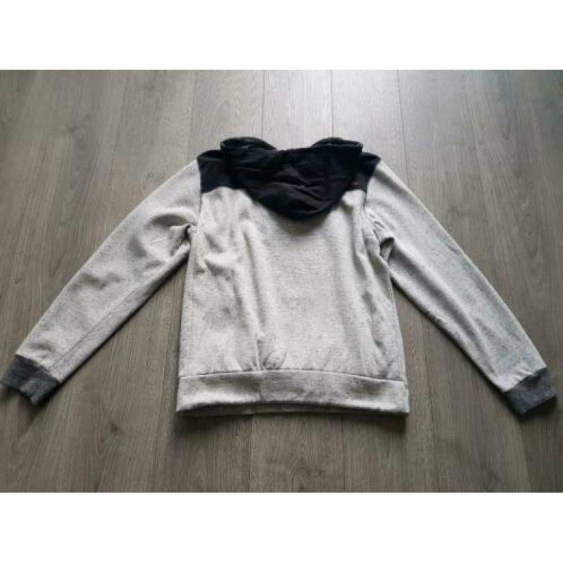 DENIM STUFF aparte grijze trui/ sweater maat XXL (KG231)