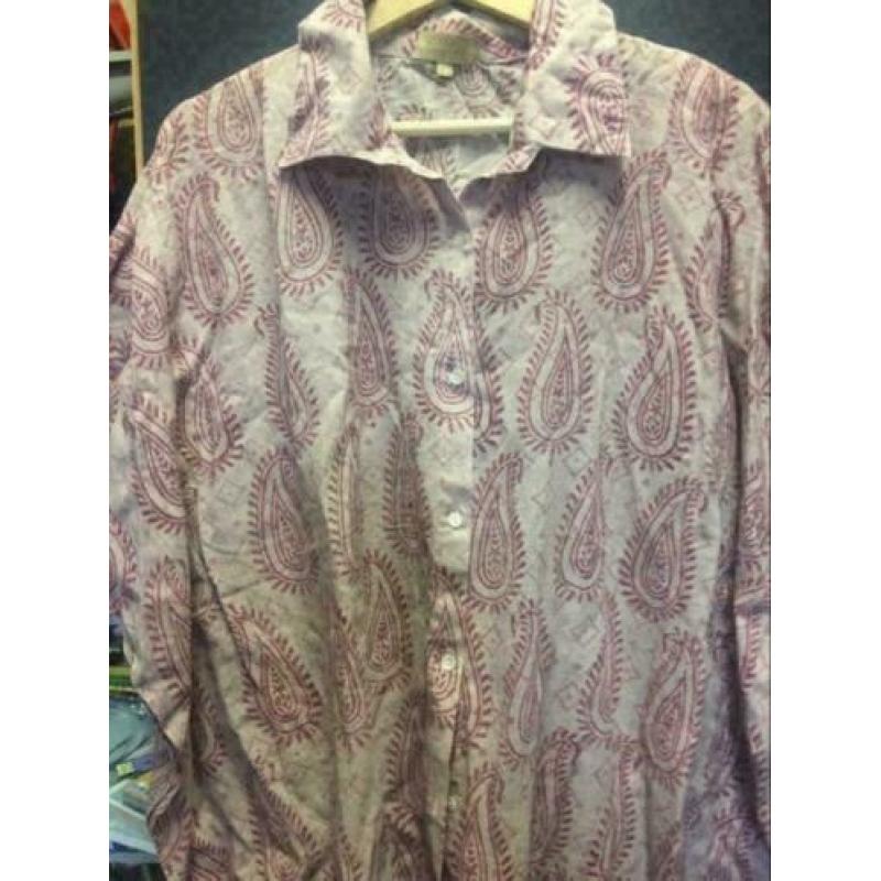 Paisley print zomer blouse,maat: l/xl