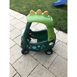 Little tikes cozy coupe loopauto dino met nieuwe stickers