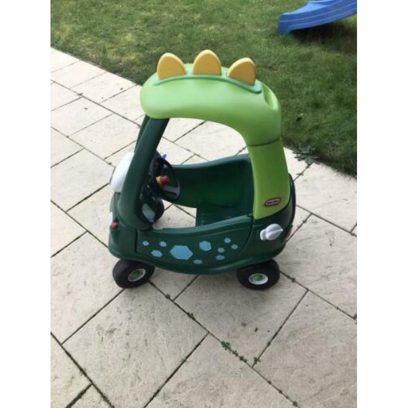 Little tikes cozy coupe loopauto dino met nieuwe stickers