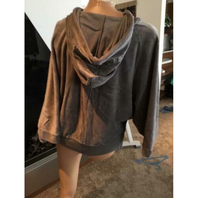 FAITH Sweater met capuchon en studs, maat L VELOURS