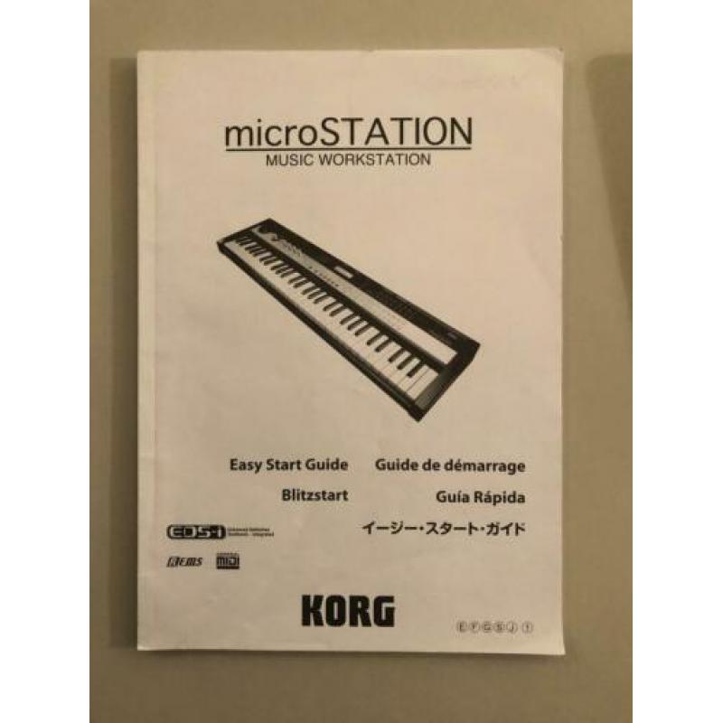 Korg Microstation synthesizer workstation met 61 mini keys