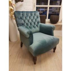 *ACTIE* Mooie Landelijke Gecapitonneerde Fauteuil Arthur (5)