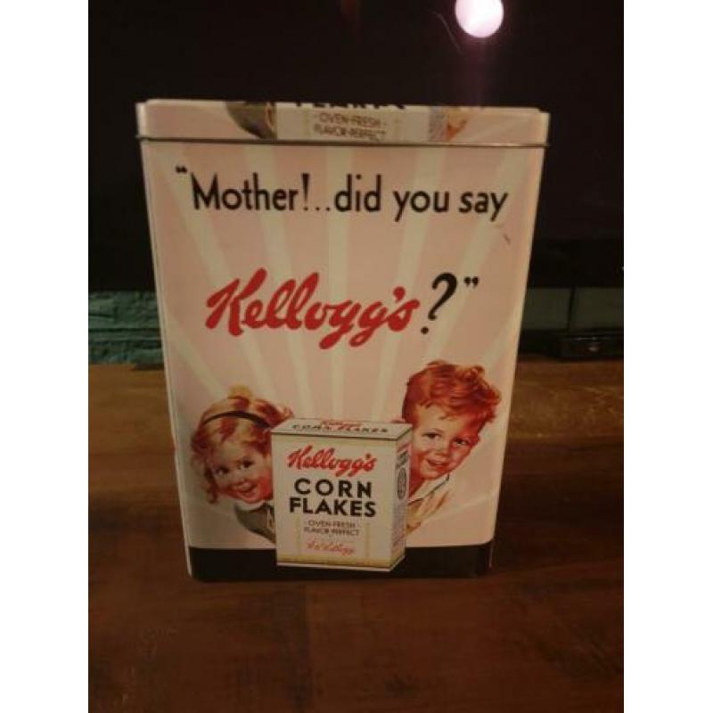 Kellog’s cornflakes blik