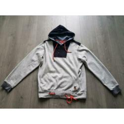 DENIM STUFF aparte grijze trui/ sweater maat XXL (KG231)