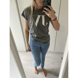 Josh V logo shirt met open rug Maat XL