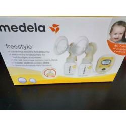 medela borstkolf Freestyle dubbele.