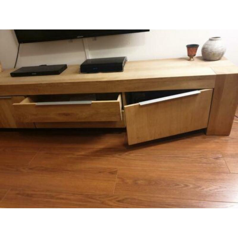 Eiken hout tv meubel