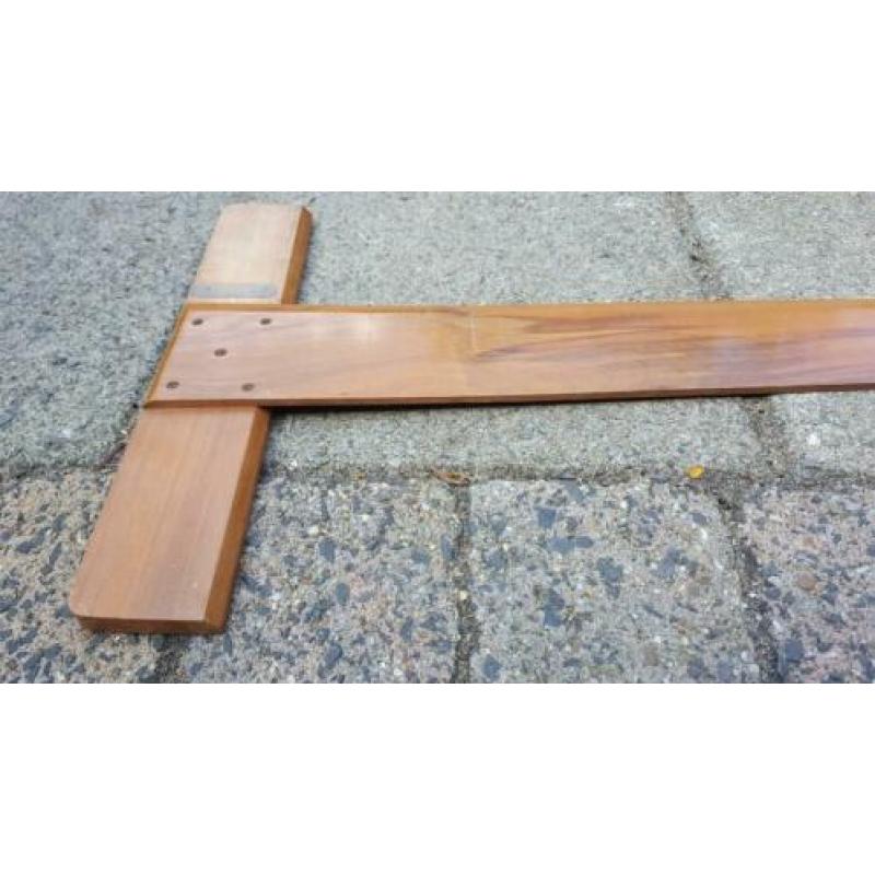 Nostalgische houten tekenbord haak.