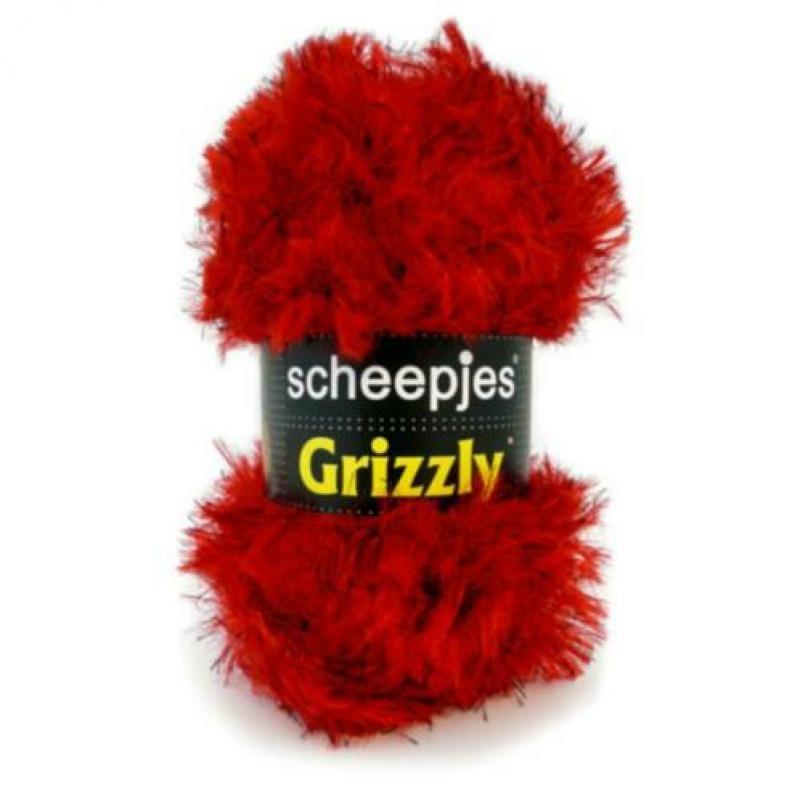 10 bollen Scheepjes Grizzly rood I
