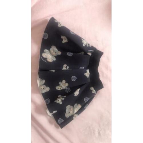 Monnalisa baby beren rok 56 62 maat 3M als nieuw!