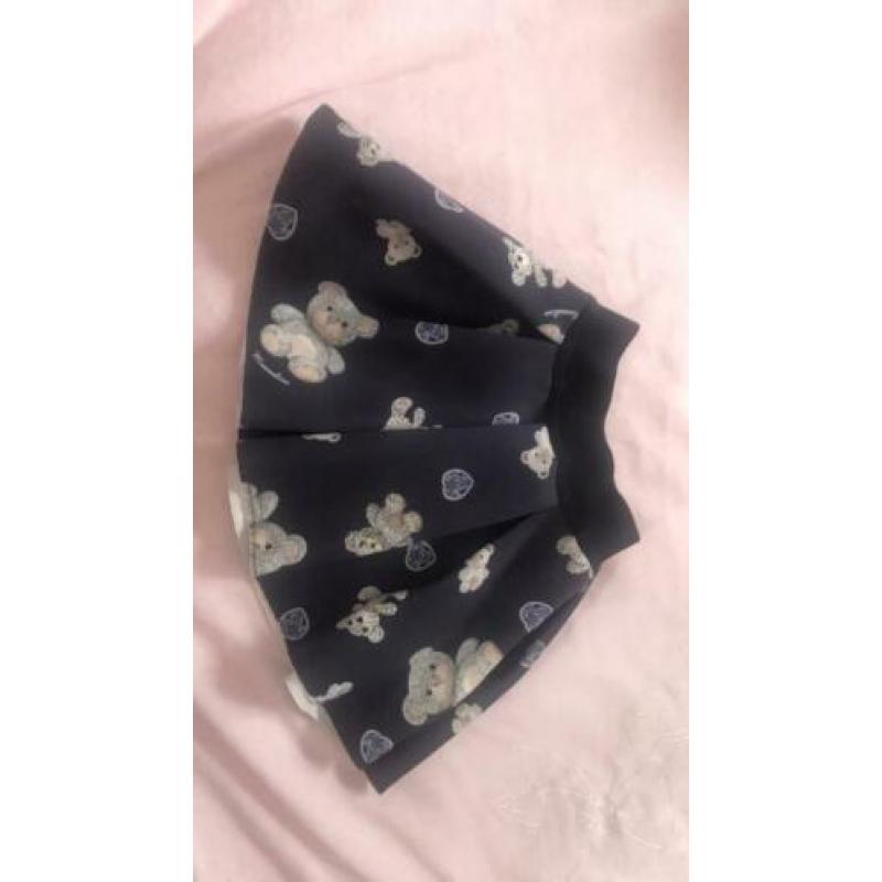 Monnalisa baby beren rok 56 62 maat 3M als nieuw!