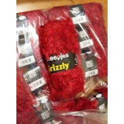10 bollen Scheepjes Grizzly rood I