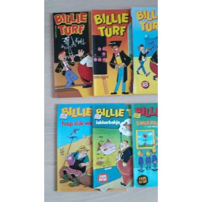 Billy Turf stripboeken 15 stuks
