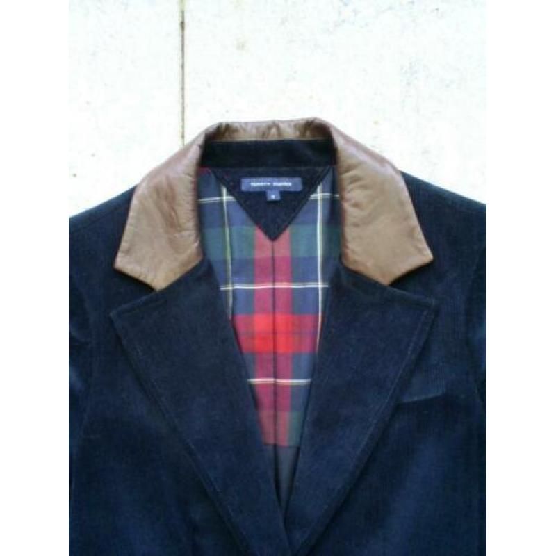 NIEUW !!! - TOMMY HILFIGER jasje mt. 38 met leren details