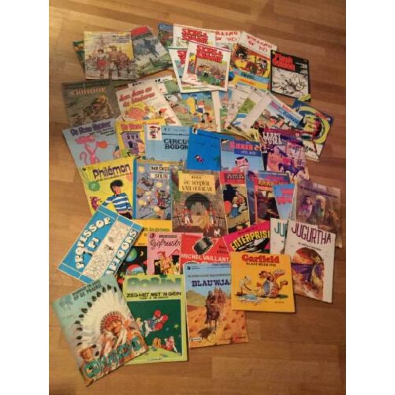 Partijtje stripboeken 50 stuks diverse titels